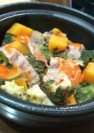 タジン鍋を使って・・野菜を味わう-レシピのメイン写真