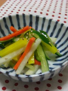 カラフル酢の物♪-レシピのメイン写真