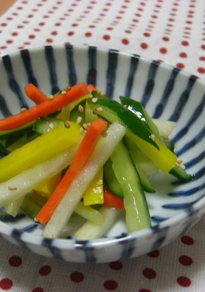カラフル酢の物♪-レシピのメイン写真