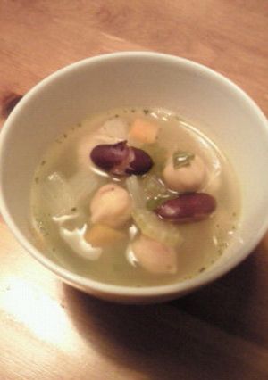 ほっこり！豆とチキンの具だくさんスープ-レシピのメイン写真