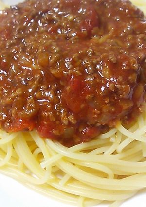 お肉たっぷり！簡単ミートソース☆-レシピのメイン写真