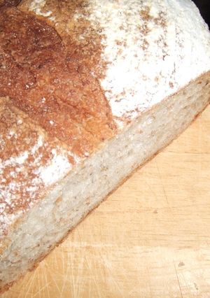 もちもちパン用強力粉でカンパーニュもどき-レシピのメイン写真