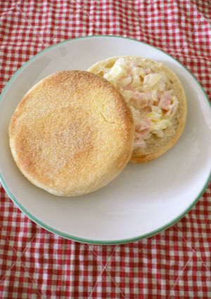激うま☆はむたまイングリッシュマフィン♪-レシピのメイン写真