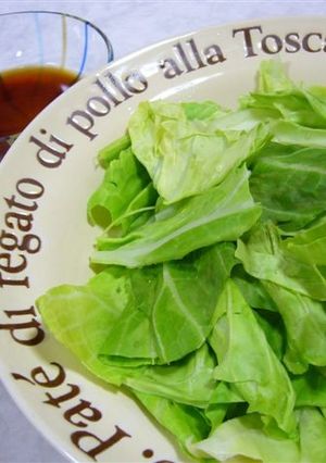 温野菜の春キャベツ♪２種類ソース-レシピのメイン写真