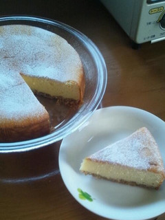 低カロリー@水切りヨーグルトチーズケーキ-レシピのメイン写真