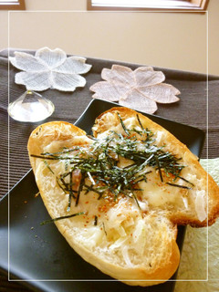 塩麹×新玉葱の海苔鰹風味トースト-レシピのメイン写真