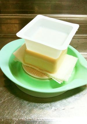 豆腐の水切り☆あこびち牧場版(>ω<)ﾉ-レシピのメイン写真