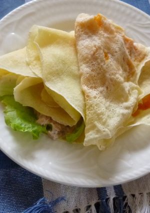 ランチクレープ-レシピのメイン写真