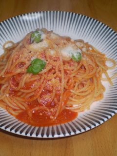 トマトソースのスパゲッティ-レシピのメイン写真