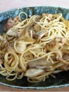 舞茸と鶏ももの和風スパゲティ-レシピのメイン写真
