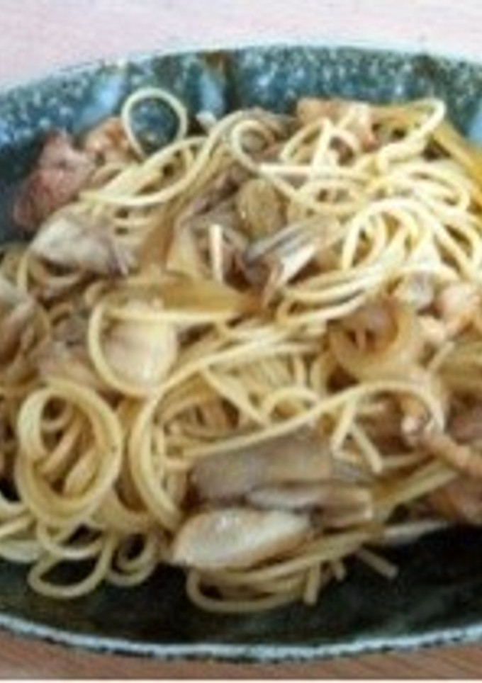 舞茸と鶏ももの和風スパゲティ-レシピのメイン写真
