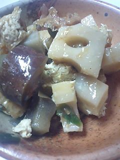 蓮根となすのカレー炒め-レシピのメイン写真