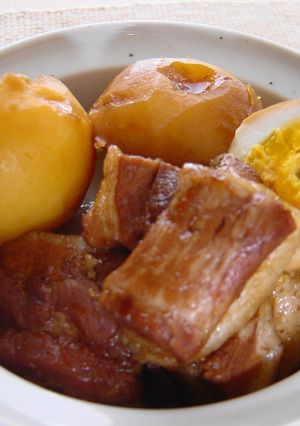 豚の角煮♪ゆで卵とじゃがいも入り-レシピのメイン写真