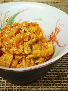 豚キムチの胡麻マヨ和え-レシピのメイン写真