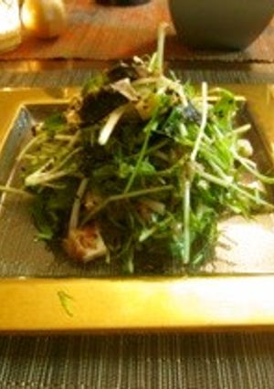 水菜のカルシウムたっぷりサラダ-レシピのメイン写真