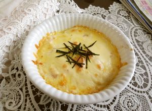 簡単！ヘルシー！餅と豆腐の和風グラタン♪-レシピのメイン写真