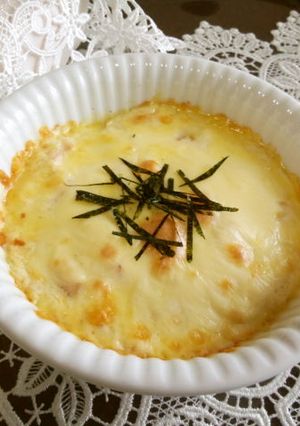 簡単！ヘルシー！餅と豆腐の和風グラタン♪-レシピのメイン写真