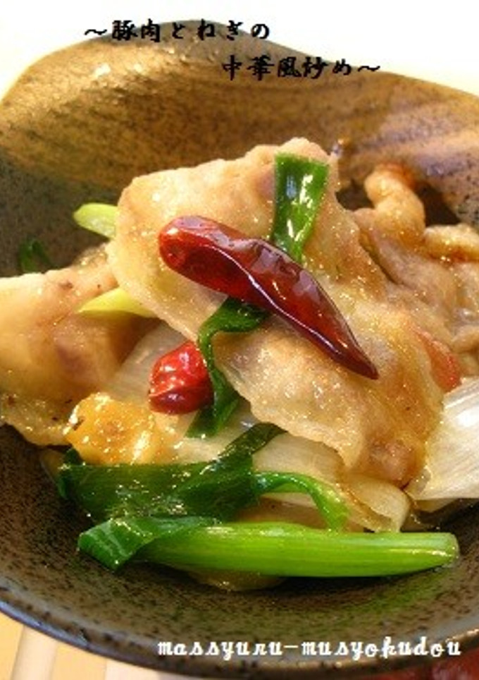 ■これは旨い！豚肉とねぎの中華風炒め■-レシピのメイン写真