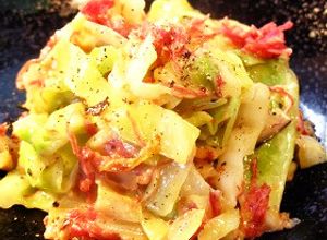 ■完食！コンビーフとキャベツのマヨ炒め■-レシピのメイン写真