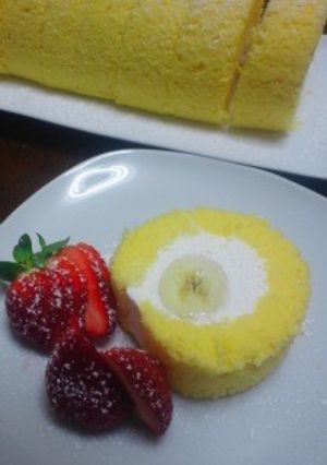 米粉でロールケーキ-レシピのメイン写真
