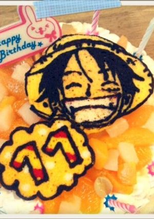 【ワンピースルフィ 誕生日ケーキ記録用】-レシピのメイン写真