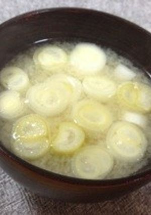 白ねぎのお味噌汁-レシピのメイン写真