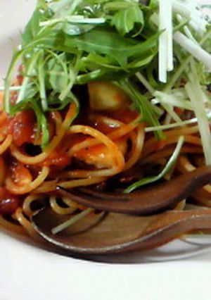 豚バラブロックとトマトのコク旨パスタ♪-レシピのメイン写真