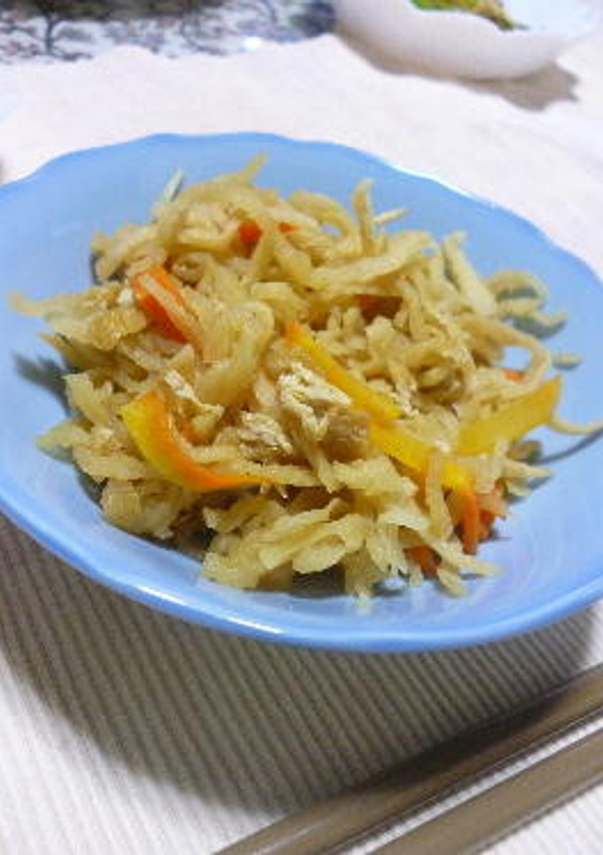 生姜の入った　切り干し大根の煮物-レシピのメイン写真