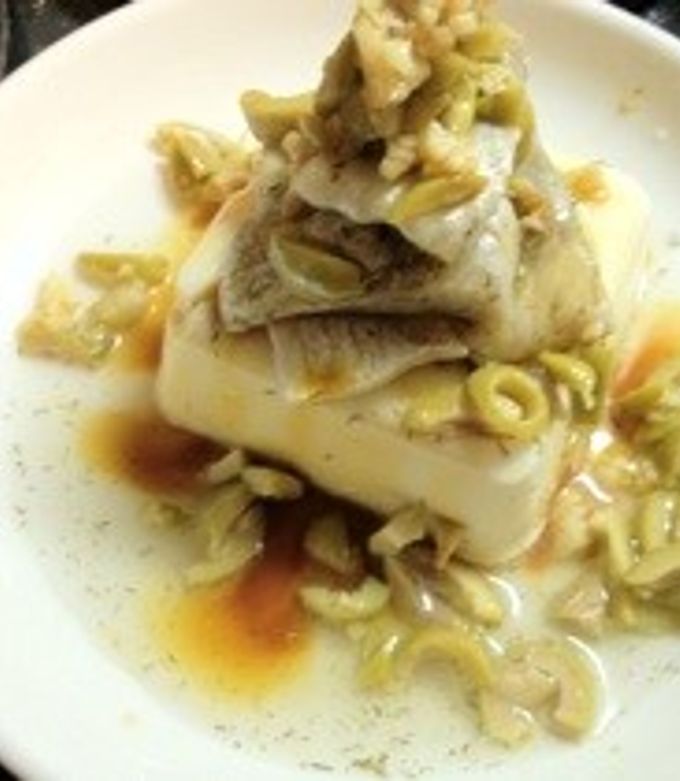 ニシン酢漬けとオリーブの冷豆腐-レシピのメイン写真