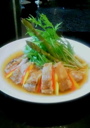 ★シャキシャキ水菜の丸ごと鶏スープ★-レシピのメイン写真