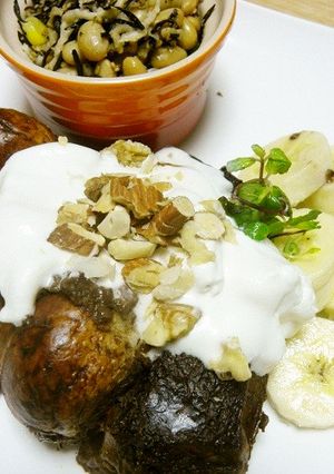 ナッツチョコバナナパンプディング-レシピのメイン写真