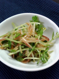 みょうがと豆苗のナムル-レシピのメイン写真