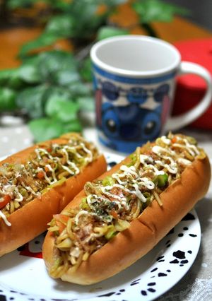 わが子大好き♬焼きそばロール-レシピのメイン写真