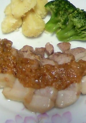 豚バラ塊肉で蒸し豚-レシピのメイン写真