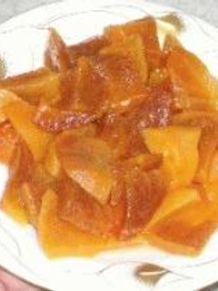 レンジ料理☆柿ジャムの作り方-レシピのメイン写真