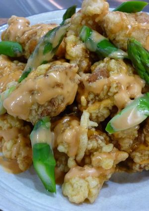 鶏のふんわり唐揚げ~マヨネーズソース~-レシピのメイン写真
