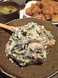 梅でさっぱり白和え-レシピのメイン写真