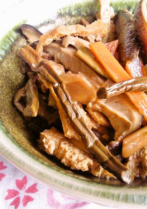 山菜の五目煮-レシピのメイン写真