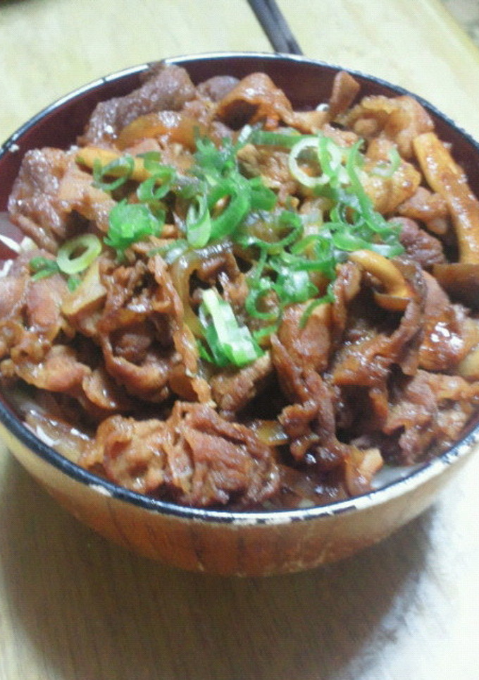 〜簡単！我が家の豚丼〜-レシピのメイン写真