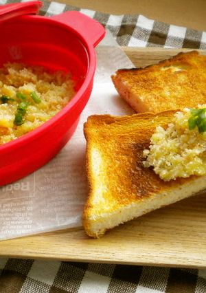 朝食に！シリコンスチマーでタラモディプ-レシピのメイン写真