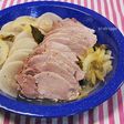 にんにく塩こうじ豚もも肉のハーブ蒸し