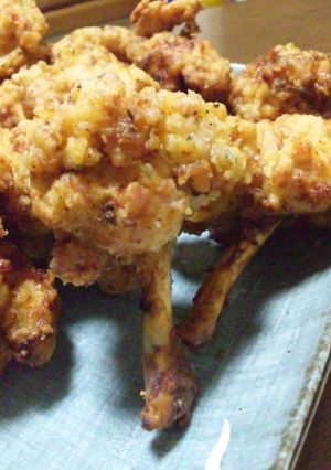 手羽元でチューリップから揚げ【塩麹漬け】-レシピのメイン写真