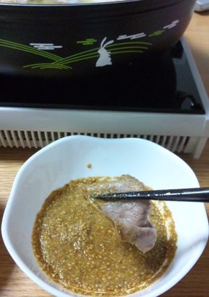 母直伝!しゃぶしゃぶのごまだれ♪-レシピのメイン写真