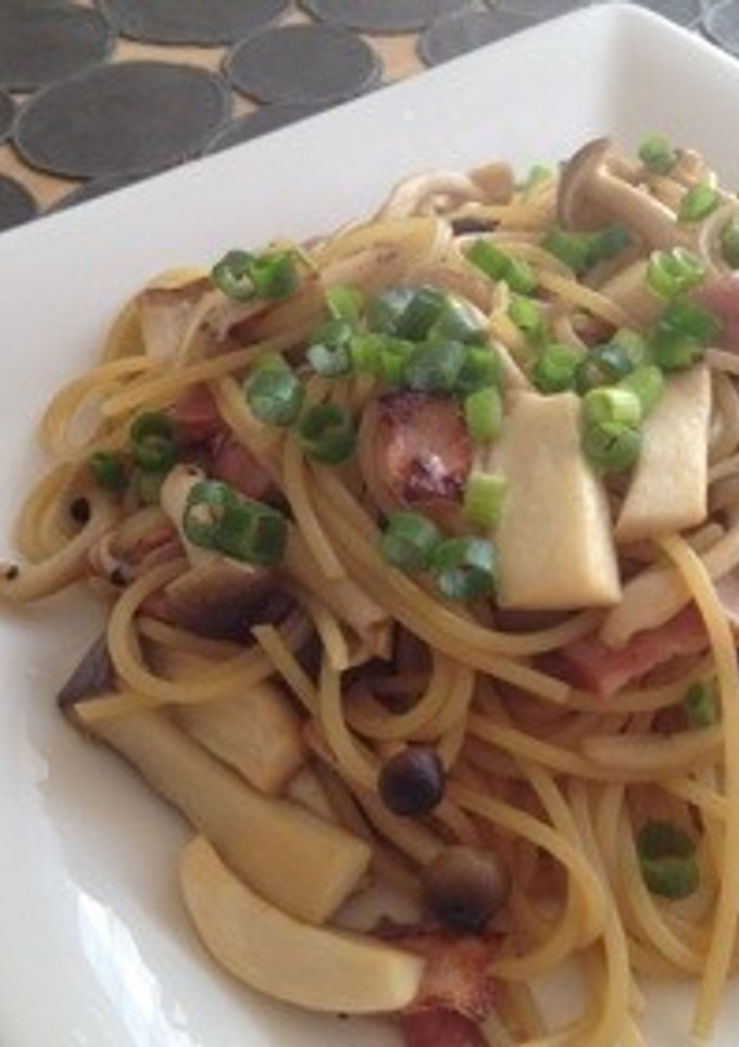 簡単10分きのことベーコンの和風パスタ-レシピのメイン写真