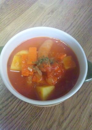 ◇ハチミツ入り食べるトマトスープ◇-レシピのメイン写真