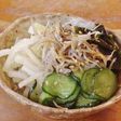 母のじゃこと大根の酢の物