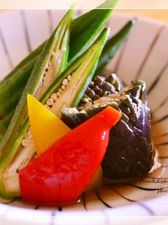 色々野菜の揚げ浸し-レシピのメイン写真