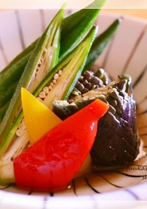 色々野菜の揚げ浸し-レシピのメイン写真