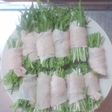 すぐできる♪水菜と鶏皮の簡単レンジ蒸し