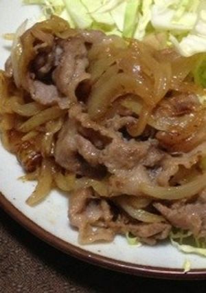 手抜きで豚の生姜焼き-レシピのメイン写真